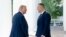 Прэзыдэнты ЗША і Польшчы Дональд Трамп і Караль Наўроцкі ў Белым доме 3 верасьня 2025