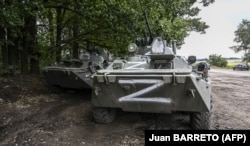 Російська бронетехніка з новітніми оптичними системами біля міста Балаклії, яке було звільнене від армії Росії. Фото від 10 вересня 2022 року, ілюстративне фото