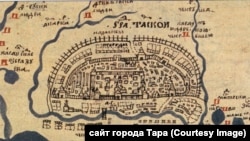 Карта города Тара