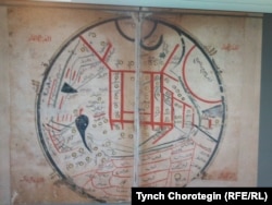Махмуд Кашгари Барскани чийген карта