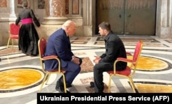 Зустріч Дональда Трампа і Володимира Зеленського в соборі Святого Петра у Ватикані 26 квітня 2025 року