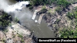 Река Северский Донец на территории Украины