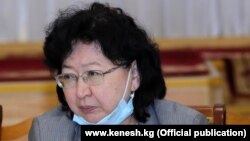 Мурдагы финансы министри Бактыгүл Жээнбаева.