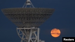 Радиотелескоп РT-70 в Крыму, фото 2018 года