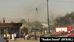 Взрыв на АЗС в Бохтаре в июле 2016 года