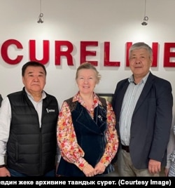 Аскар Салымбеков, Ольга Потапова жана Рысбек Абдылдаев.