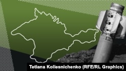 Ukrayina arbiyleri haber etkenine köre, Qırımda tirenüv areketinden alınğan malümat esasında müim Rusiye arbiy obyektleri yoq etile (nümüneviy fotoresim)