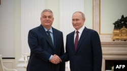 Владимир Путин и Виктор Орбан