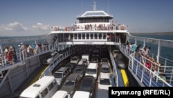 Керченская паромная переправа, архивное фото