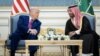 ډانلډ ټرمپ د مې پر ۱۳مه په رياض کې له محمد بن سلمان سره ملاقات وکړ.