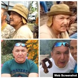 Верхний ряд: Жандатбек Тырготов на кадрах видео из ЦАР, нижний ряд: его же фото из социальных сетей.