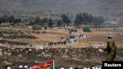 د سوریې او د جولان لوړو ترمنځ سرحدي سیمه