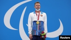Ігар Бокі на п’едэстале Паралімпіяды-2020