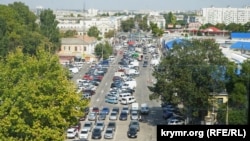 Трафік у Сімферополі, архівне фото