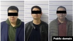 Темирлан Султанбеков, Кадырбек Атамбаев и Кубанычбек Кадыров. Фото распространены МВД