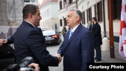 Шалва Папуашвили и Виктор Орбан