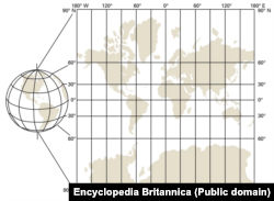 Механізм «проєкції Меркатора», який пояснює як виникає викривлення територій на півночі та півдні
