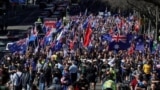 Far-right anti-immigration rally in Sydney, Australia. August, 31, 2025