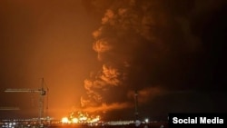 Пожежа на нафтобазі в Криму після української атаки. Ілюстративне фото