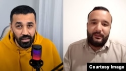 Блогеры Алишер Сахатов (слева) и Абдулла Орусов