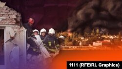 Коллаж: удар по Львову и удар по Феодосии