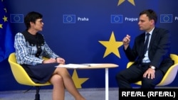 Марта Кос дає інтерв'ю Радіо Свобода