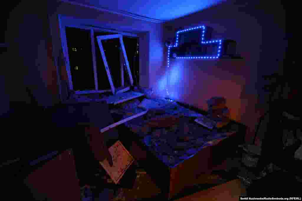 Пошкодження у гуртожитку одного із Київських вишів внаслідок російської атаки