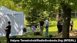 Пошуково-ексгумаційні роботи на території колишнього цвинтаря у Львові