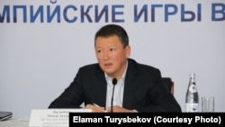 Тимур Кулибаев на брифинге НОК в 2018 году  