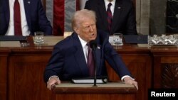 Дональд Трамп выступает с обращением к Конгрессу. 4 марта 2025 года