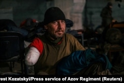 На території заводу «Азовсталь» у Маріуполі, 10 травня 2022 року