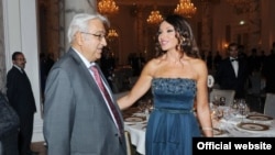 Мехрибан Алиева с отцом