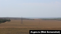 Земельна ділянка у Сакському районі, яку виділили у користування комбінату ФГУП «Гвардійський»