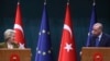European Commission President Ursula von der Leyen and Turkish President Recep Tayyip Erdogan in Ankara in December 2024.