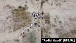 Раскопки в Ховалинге 