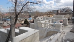 Один из пролетов Большой Митридатской лестницы в Керчи