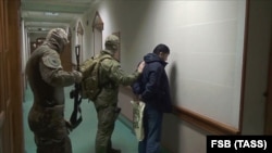 Фрагмент оперативного видео ФСБ, архив