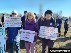 Жители Зудилово протестют против мусорного полигона