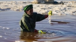 د عراق په نجف ډنډ کې اوبه ټیټې کچې ته رسېدلې دي