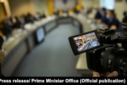 Mbledhje e Qeverisë së Kosovës.