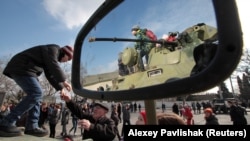 Святкування російського «Дня захисника вітчизни» в Севастополі, 23 лютого 2020 року