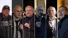 Грузинские оппозиционеры: Зураб Джапаридзе, Ника Мелия, Ника Гварамия, Мамука Хазарадзе, Бадри Джапаридзе, Георгий Вашадзе
