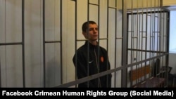 Осужденный российским судом в Крыму активист Евромайдана Андрей Коломиец, архивное фото 