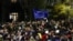 Удзельнікі антыўрадавай акцыі пратэсту ў Тбілісі, 19 лістапада 2024