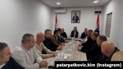 Petar Petković se sa predstavnicima Srpske liste sastao u Raški na jugu Srbije, 5. decembar 2025.