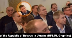 Валерій Степанович на щорічній зустрічі в посольстві Білорусі в Україні з представниками дистриб’юторської мережі білоруських компаній на ринку України. 30 січня 2020 року. Джерело: посольство Білорусі в Україні