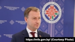 Прэс-сакратар Міністэрства замежных спраў Беларусі Руслан Варанкоў