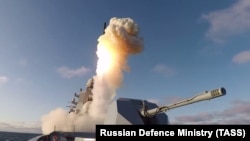 Пуск ракеты "Калибр". Иллюстративное фото