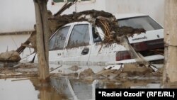 Селевой поток обрушился на Фархорский район