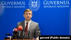 Valeriu Chiveri, viceprim-ministrul pentru Reintegrare, la un briefing de presă pe 3 decembrie 2025